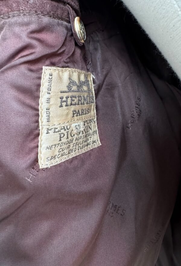 HERMES - SUEDE BUMPER JACKET - Image 4